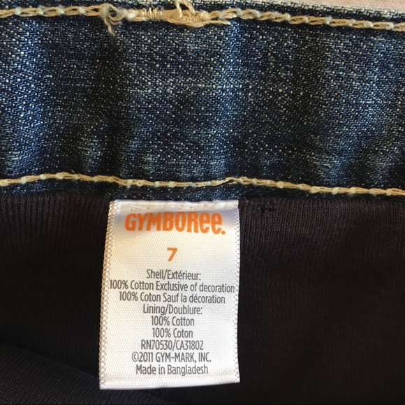 Gymboree Denim Skort with Patchwork Flowers - Picture 6 of 6